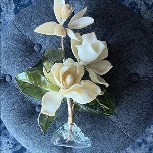 J Corelli Lucite Acrylic Magnolia Arrangement 1967 MCM 14" Vintage